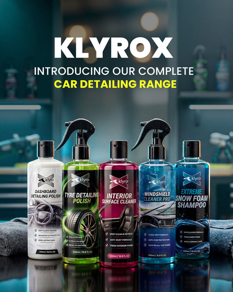 Best Car Detailing Products in India – Complete KLYRO Car Care Range for Premium Car Maintenance