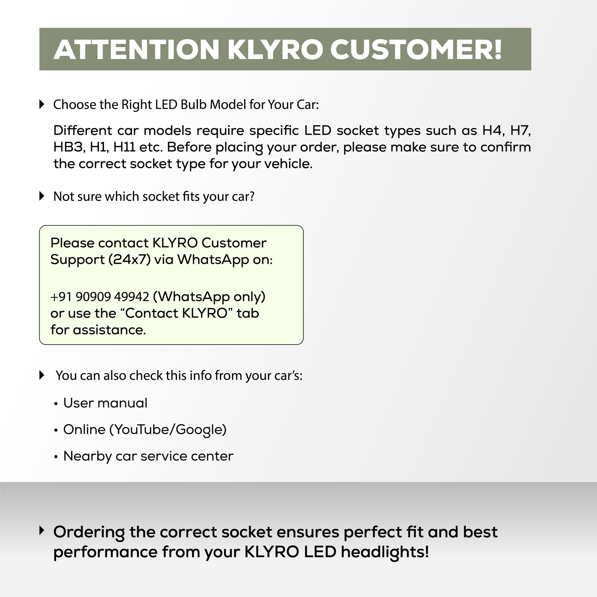 Klyro 140W Car LED Headlight Bulbs 14000LM 8000K Cool White | ETI Chip | 5G Fan Cooling | IP68 | 9V–32V | Pack of 2