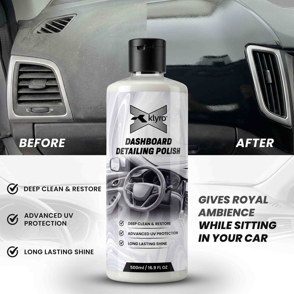 KLYRO Dashboard Polish | Car Interior Cleaner with UV Protection