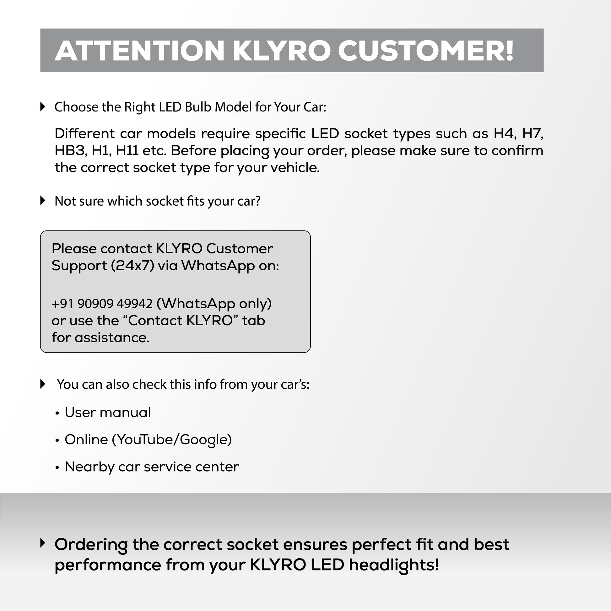 Klyro 320W Car LED Headlight Bulbs 32000LM 6000K Cool White | 5X Bright | CSP 4575 Chip | Dual Copper Cooling | IP68 | 9V–32V | Pack of 2