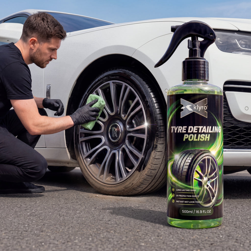 KLYRO Tyre Shine | High Gloss Tyre Polish & Protection