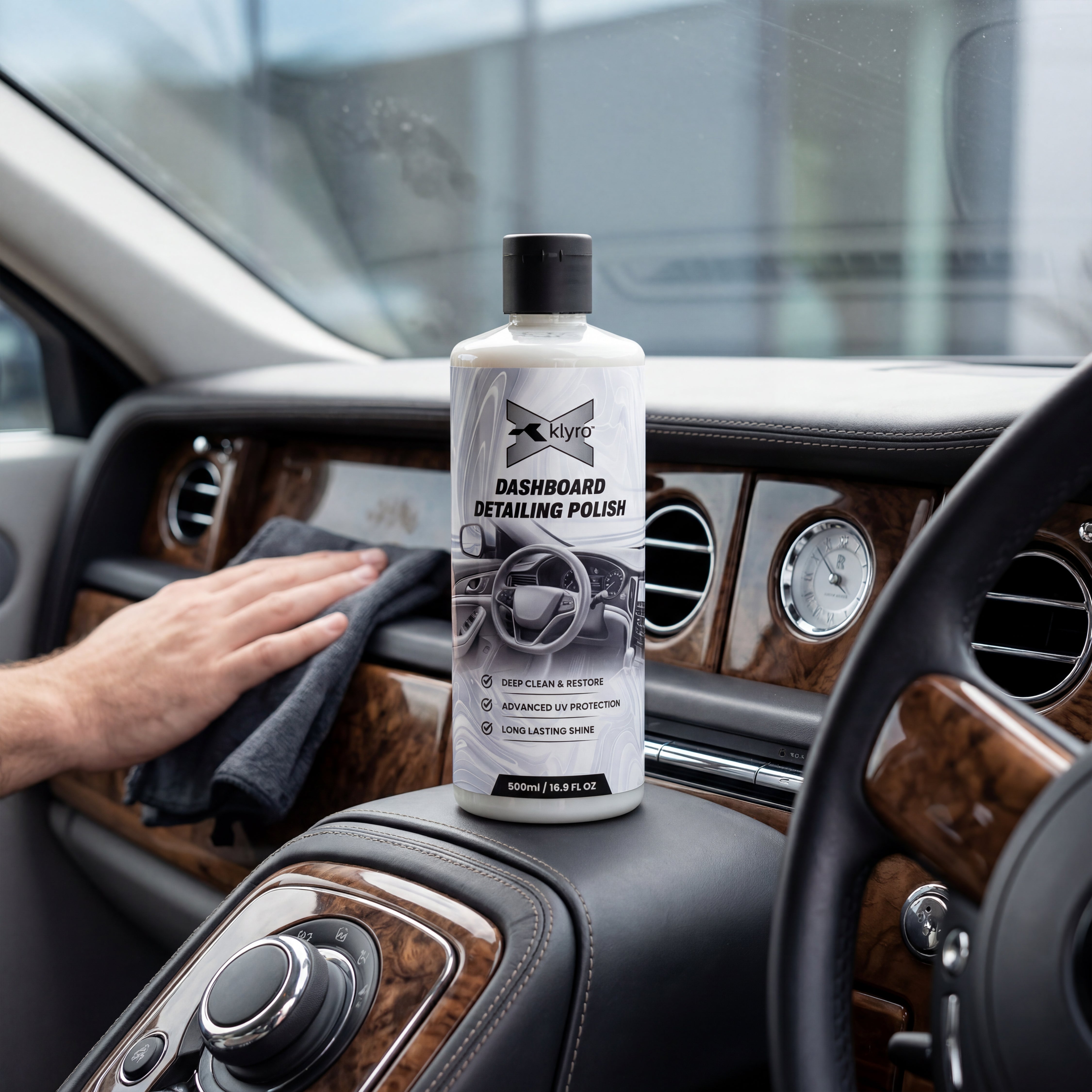 KLYRO Dashboard Polish | Car Interior Cleaner with UV Protection