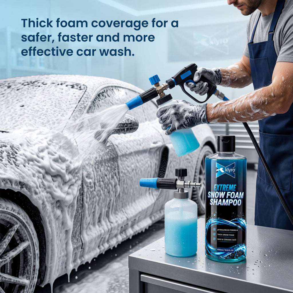 Extreme Snow Foam Car Wash Shampoo – pH Balanced Thick Foam Car Cleaning Shampoo for Scratch-Free Wash, Wax & Ceramic Safe