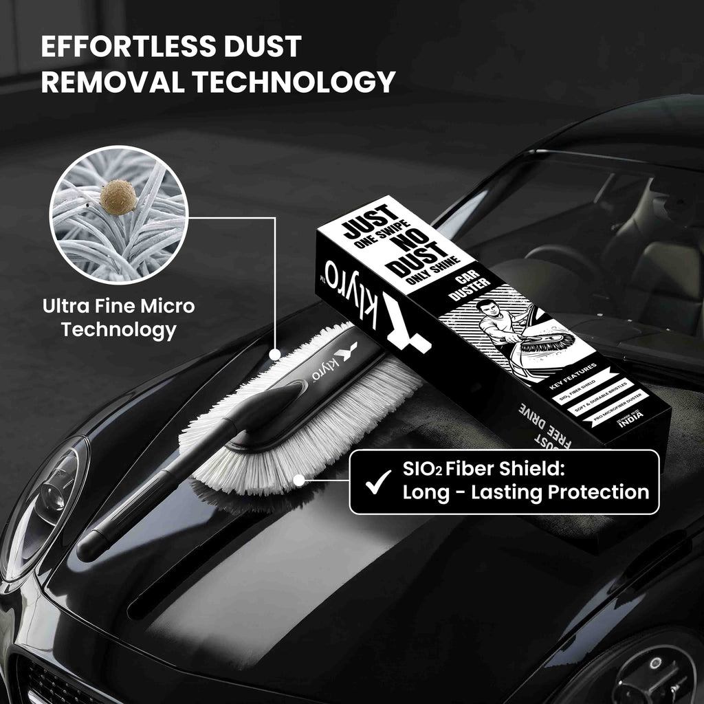 KLYRO Just One Swipe Car Duster | No Water Dust Cleaner