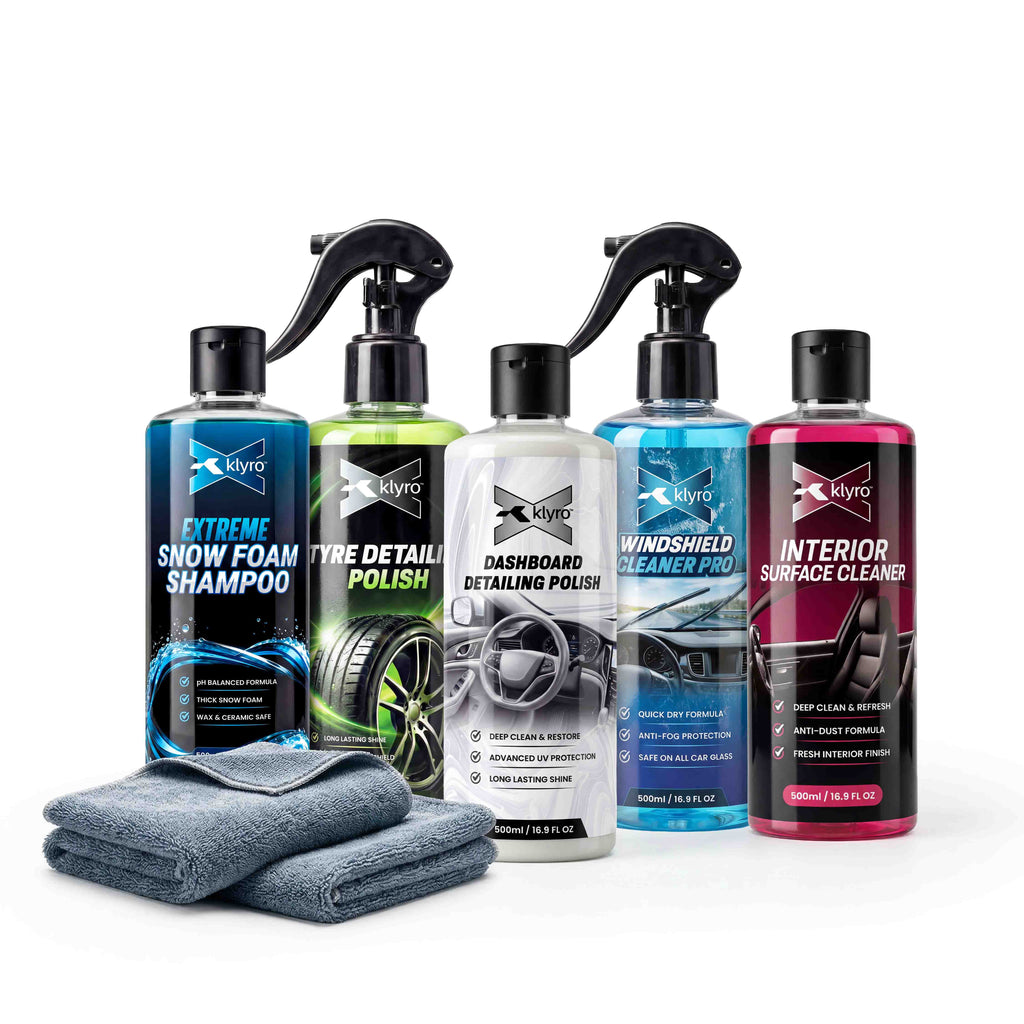 Klyro Ultimate Car Detailing Kit – Deep Clean, Shine & Protect