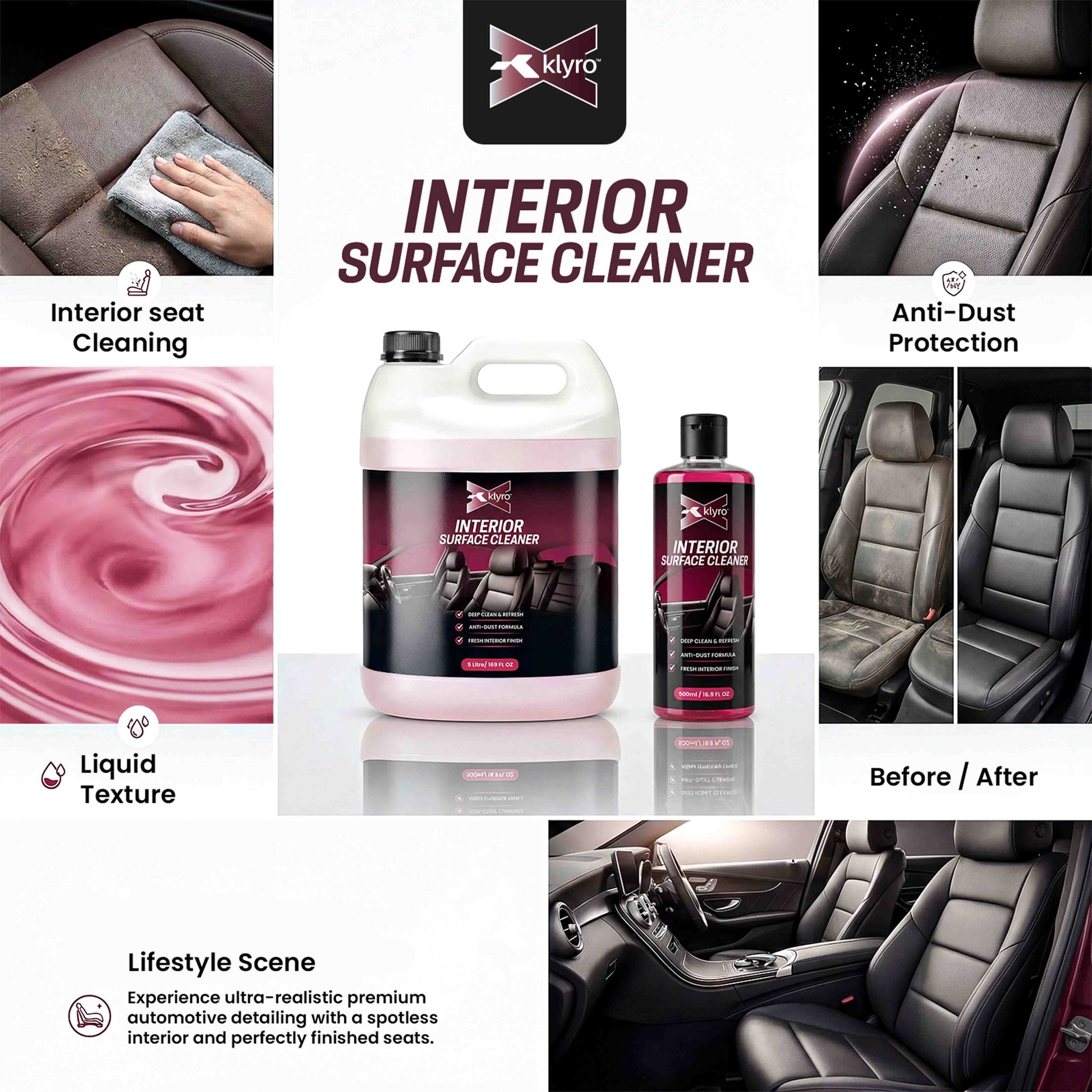 Klyro Ultimate Car Detailing Kit – Deep Clean, Shine & Protect