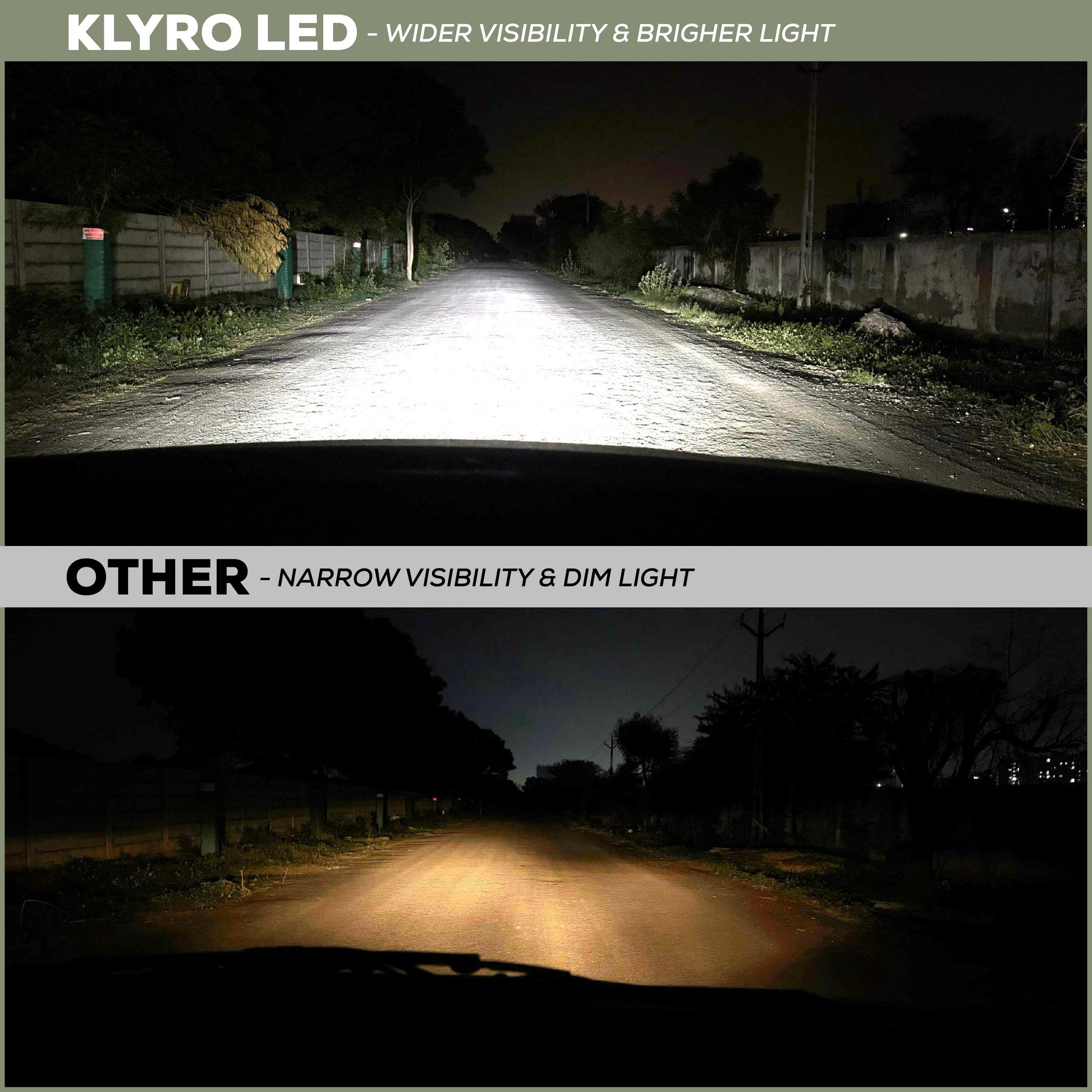 Klyro 140W Car LED Headlight Bulbs 14000LM 8000K Cool White | ETI Chip | 5G Fan Cooling | IP68 | 9V–32V | Pack of 2