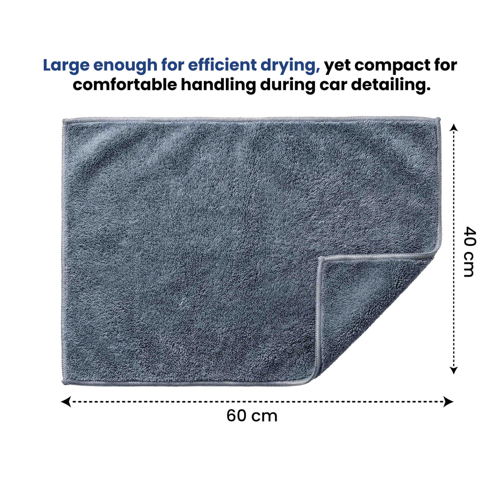 KLYRO 500 GSM Twisted Loop Drying Towel 60×40 cm