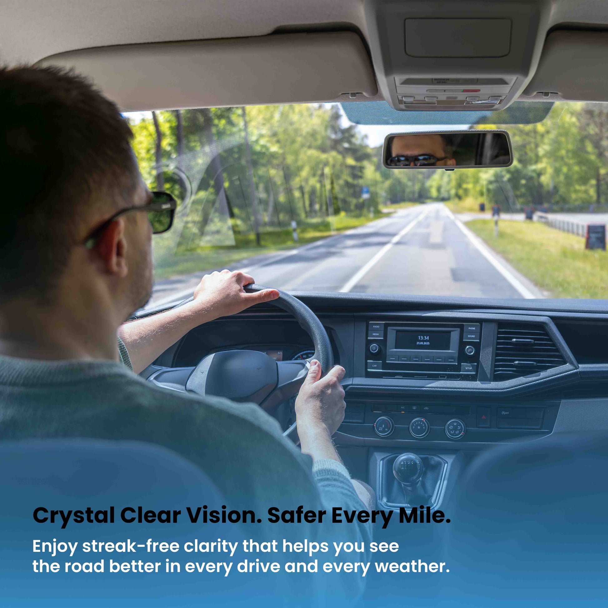 KLYRO Windshield Cleaner | Streak Free Glass Cleaner for Cars