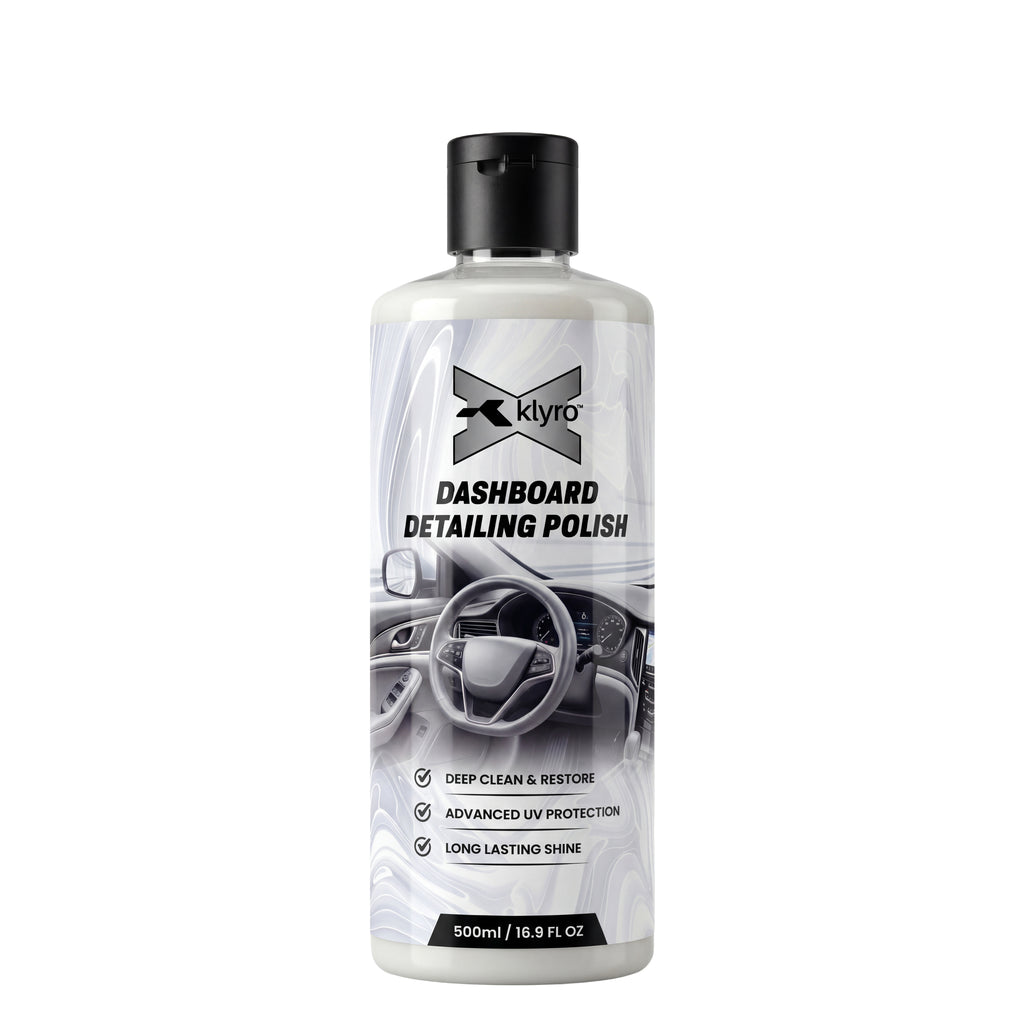 Dashboard Detailing Polish – Interior Dashboard Cleaner & Restorer with UV Protection, Long Lasting Shine for Car Interior Plastic & Vinyl