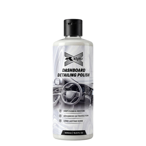 Dashboard Detailing Polish – Interior Dashboard Cleaner & Restorer with UV Protection, Long Lasting Shine for Car Interior Plastic & Vinyl
