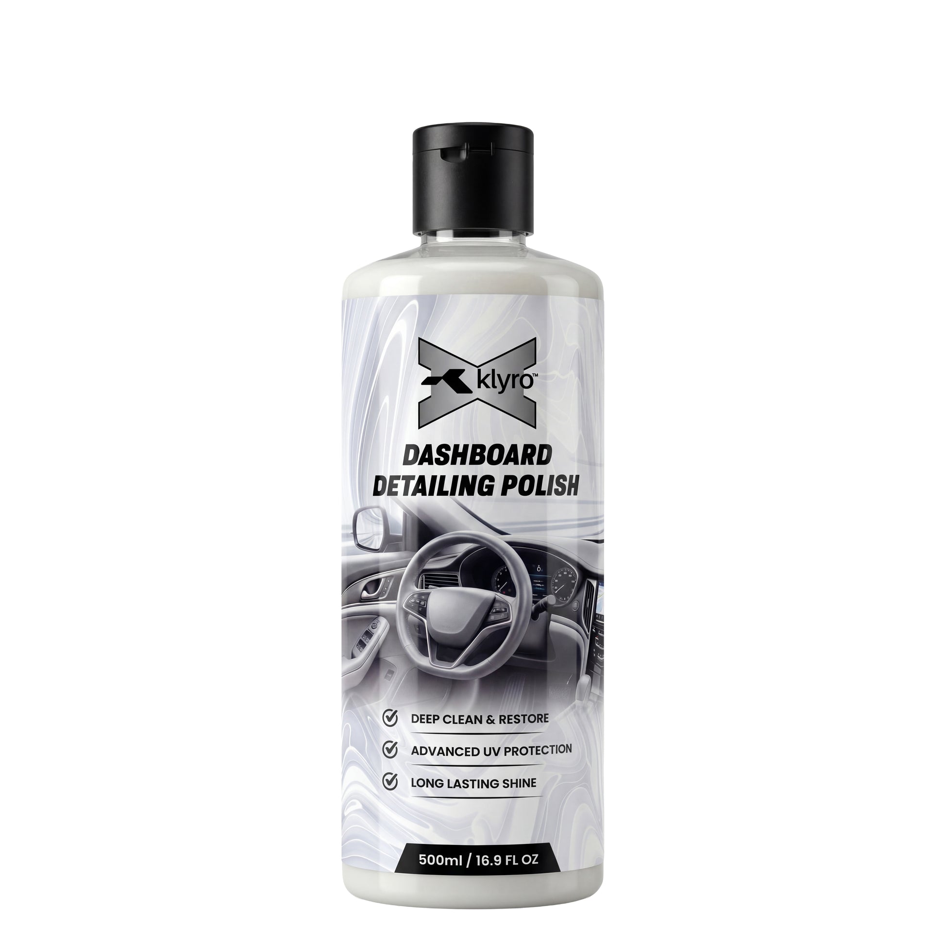 Klyrox Dashboard Polish – Car Interior Cleaner with UV Protection