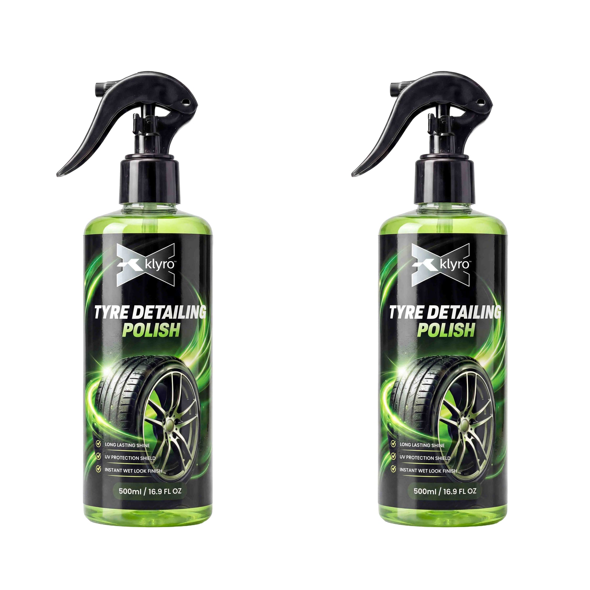 KLYRO Tyre Shine | High Gloss Tyre Polish & Protection