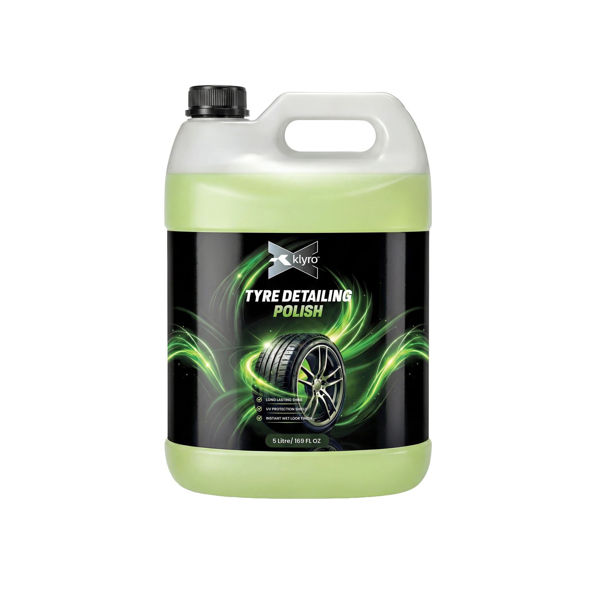 Klyrox Tyre Shine Detailing Polish – High Gloss Tyre Protection Formula