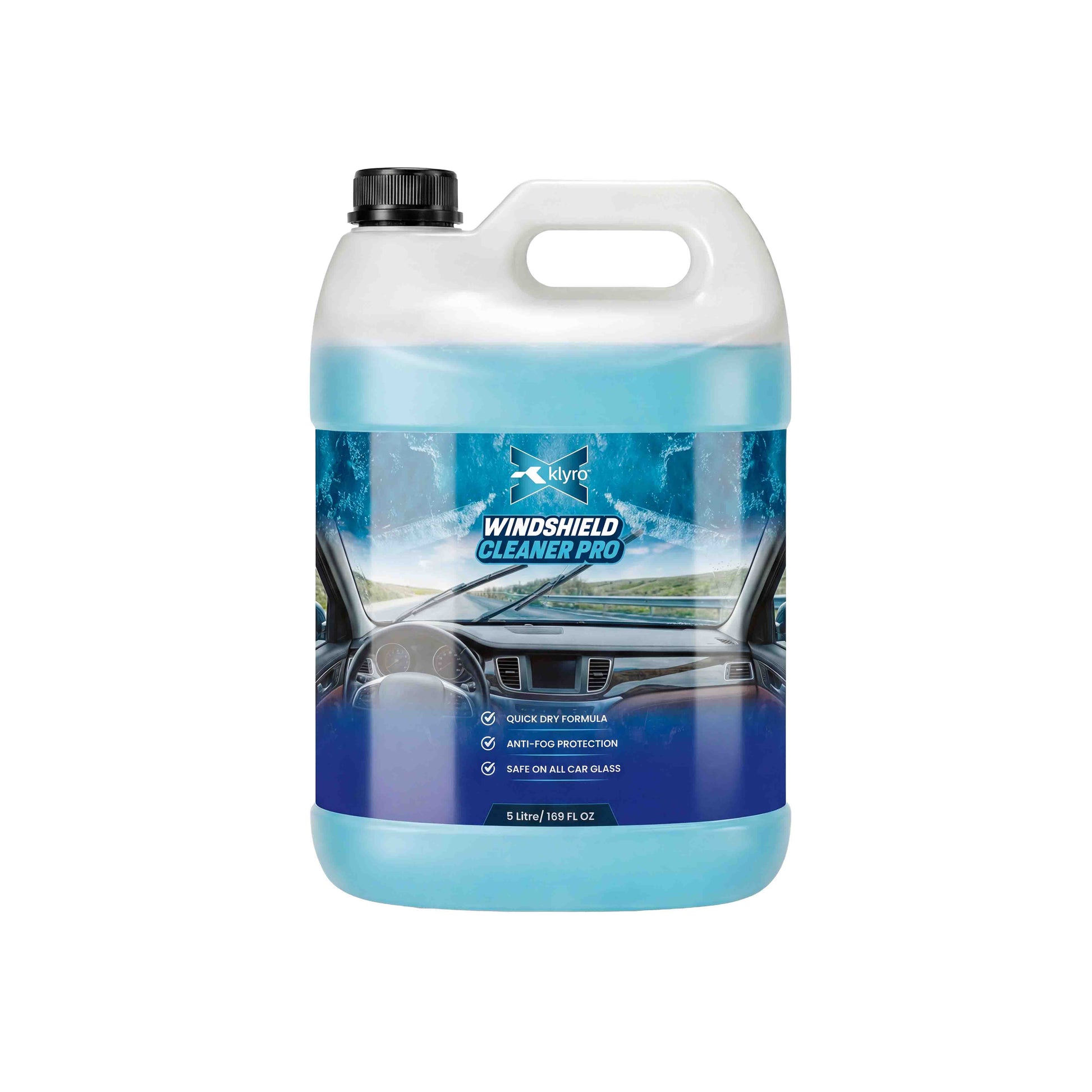 KLYRO Windshield Cleaner | Streak Free Glass Cleaner for Cars